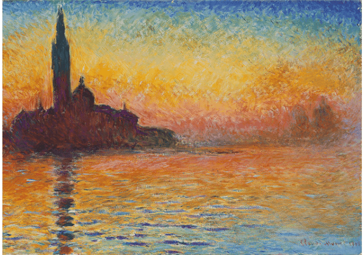 San Giorgio Maggiore at Dusk Claude Monet 5D DIY Paint by Number Kit - MRSLM