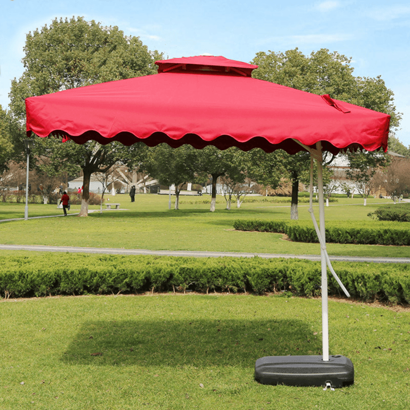 Outdoor Large Awning Sunshade Sun Umbrella Shelter Garden Yard Booth UV Proof Sun Shading - MRSLM