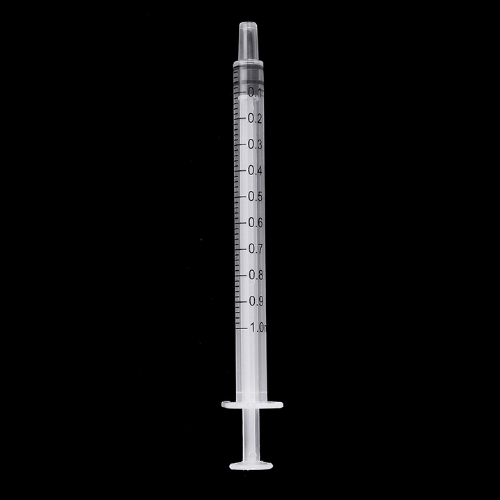 20Pcs/Set 1Ml Plastic Dispensing Syringe Injector No Needles 0.01Ml Graduation for Refilling and Measuring Liquids Industrial Glue Applicator - MRSLM