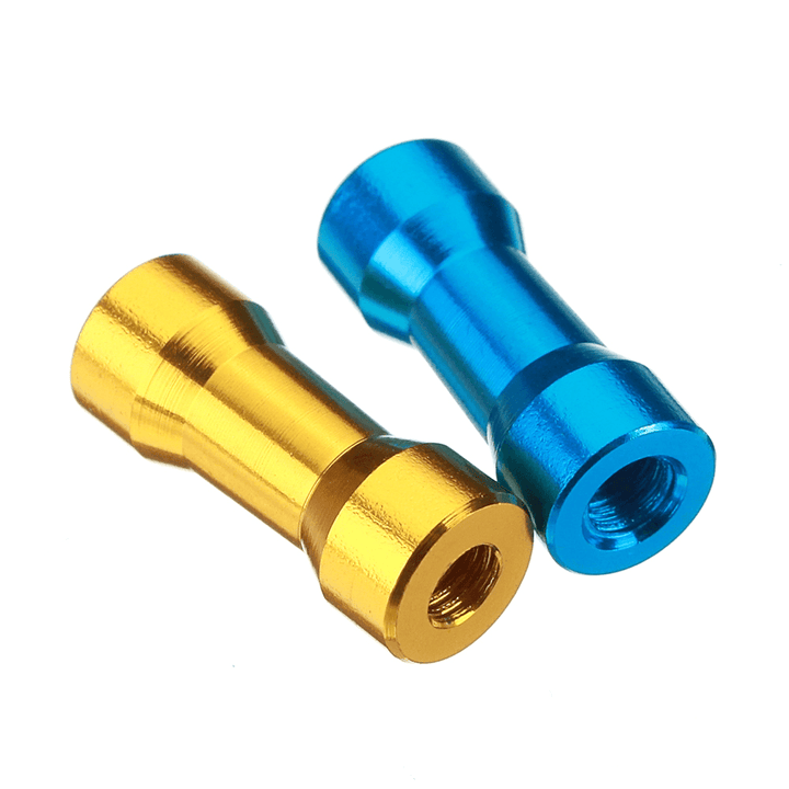 Suleve M3AS10 10Pcs M3 10Mm Aluminum Alloy Standoff Spacer round Column Multicolor Smooth Surface - MRSLM