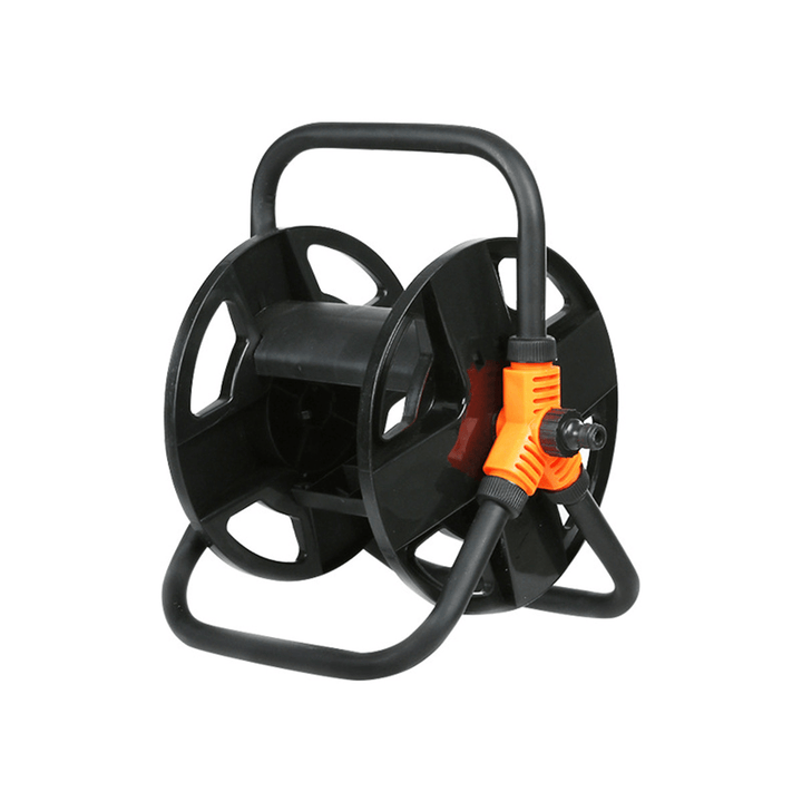 Portable Garden Hose Reel Storage Cart Stainless Steel Water Pipe Watering Trolley Reel Holder - MRSLM