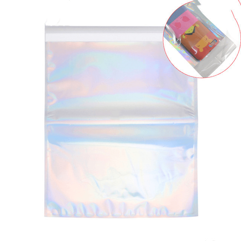 8 Sizes 20Pcs Pack Plastic Bag Aluminum Foil Hologram Food - MRSLM