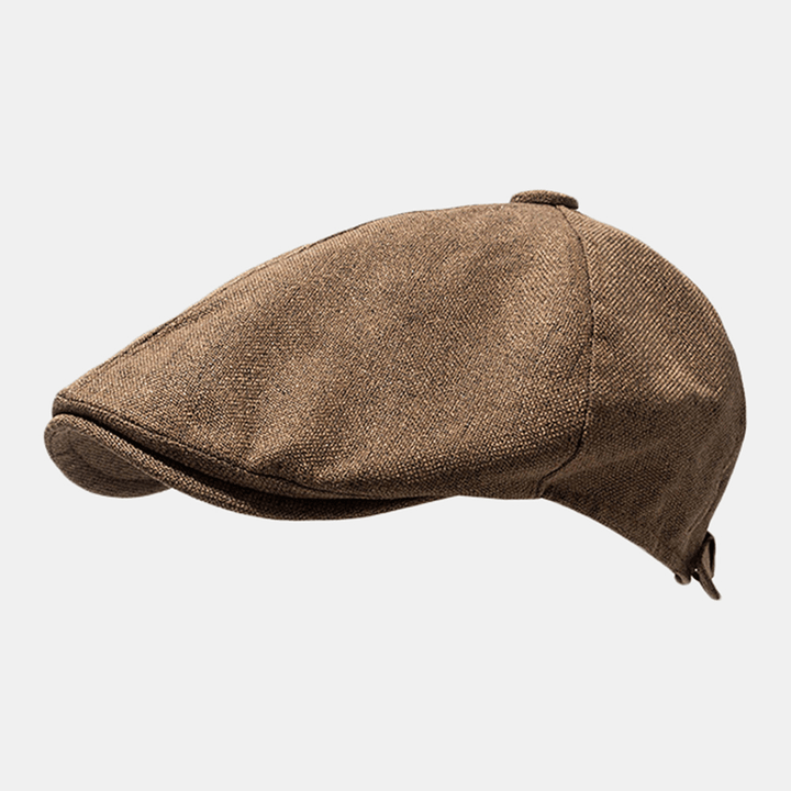 Outdoor Linen Thin Beret Caps Literary Forward Hat - MRSLM