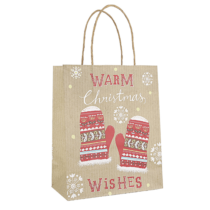 Christmas Kraft Paper Santa Gift Bag Candy Chocolate Cookies Bag Merry Christmas Decorations - MRSLM