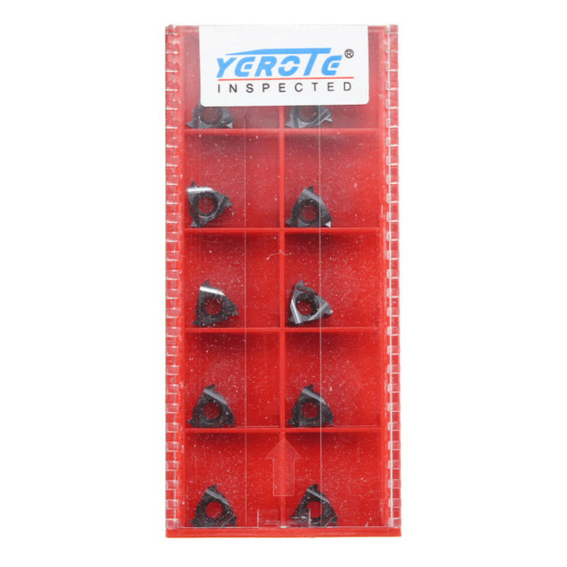 10Pcs 11ER AG60 Inserts for External Turning Tool Holder - MRSLM