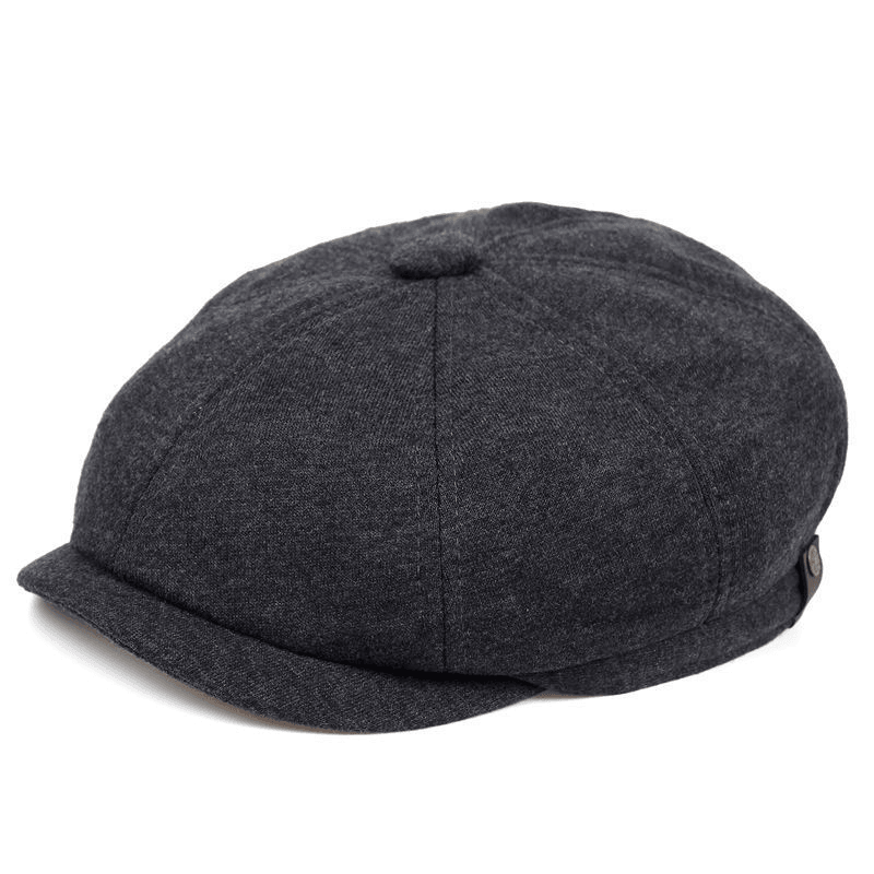 Retro Fashion Male British Wild Beret Octagonal Hat - MRSLM