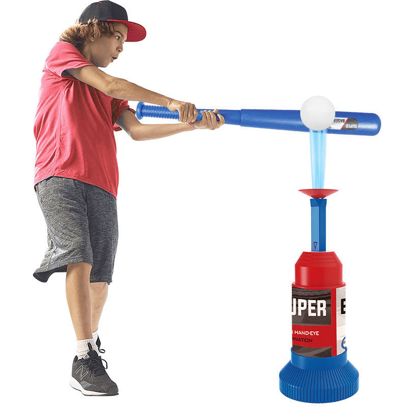 Children'S Baseball Serving Trainer Toys Outdoor Sports Fitness Sports Baseball Launcher Toys - MRSLM