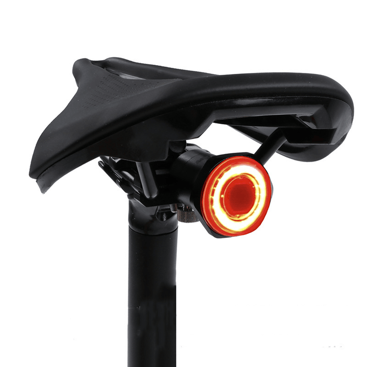 MEROCA MX2 100LM Smart Sensor Light Brake Induction 24H Running Time 4 Modes 500Mah USB Rechargeable 180° Floodlight Outdoor Cycling Bike Tail Light IPX6 Waterproof - MRSLM