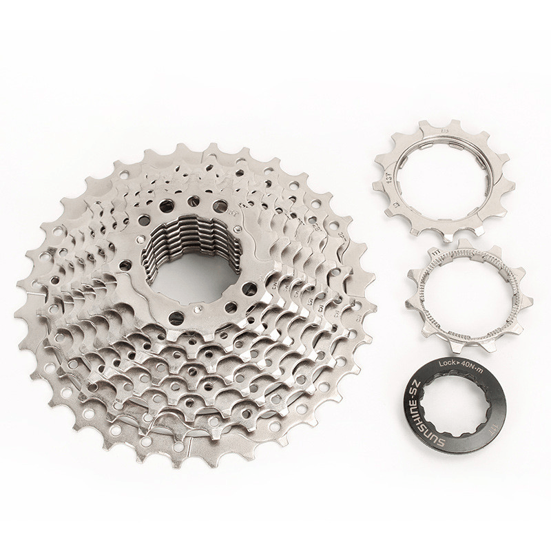 SUNSHINE Road Bike Freewheel 8 9 10 Speed Velocidade 11-25T/28T/30T/32T/34T Bicycle Cassette Freewheel for MTB Road Bike - MRSLM