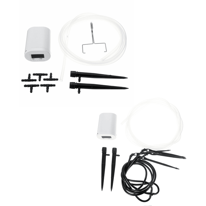 Automatic Drip/Sprinkle Irrigation System Kit Watering Timer Rechargable Battery - MRSLM