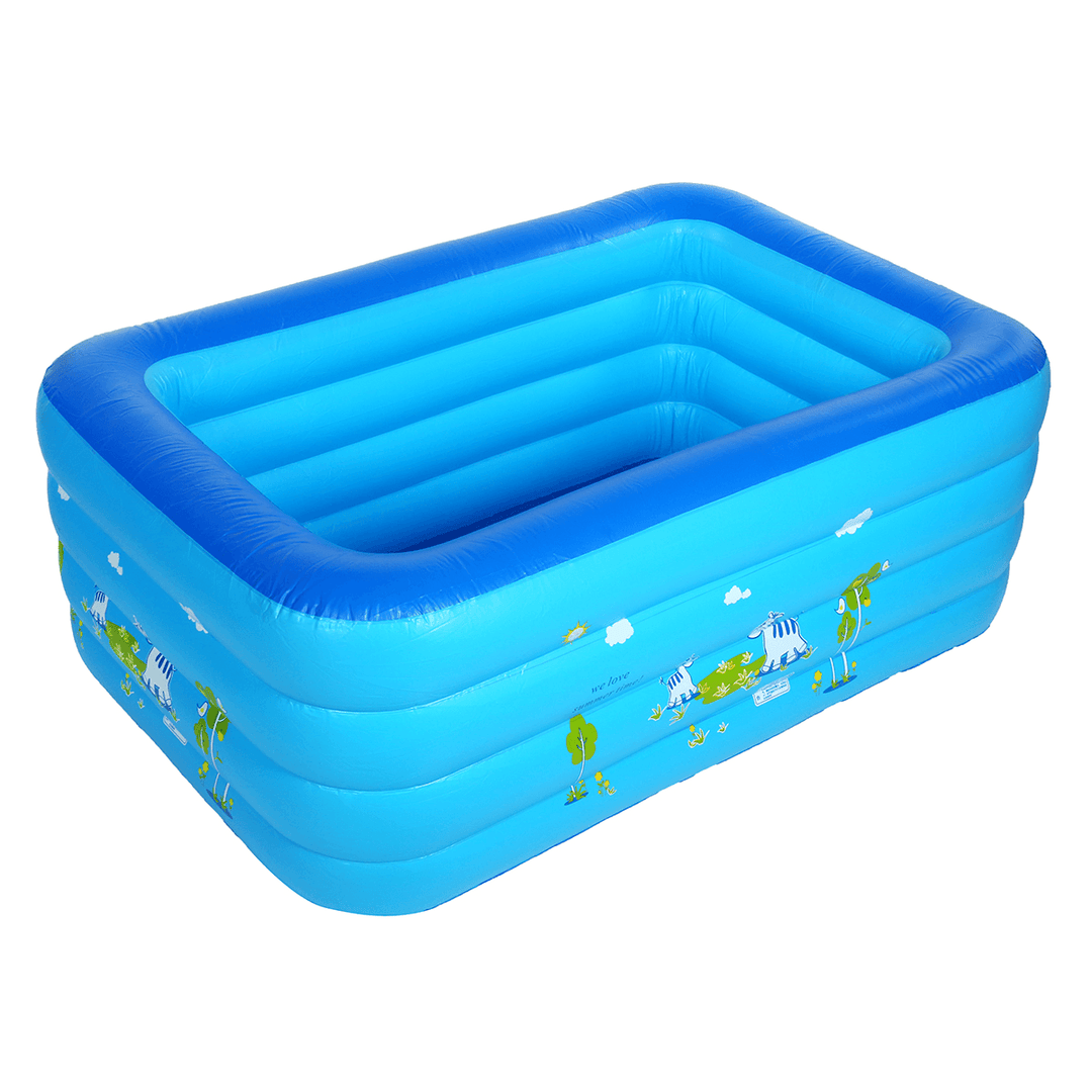 110/150/200/210Cm Inflatable Swimming Pool Adults Kids Summer Outdoor Garden Backyard Indoor Bathing Tub Pool - MRSLM