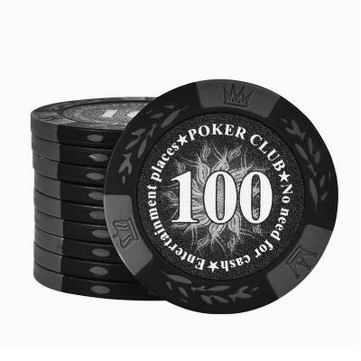 Texas Holdem Poker Chips Coins Mahjong Chips Anti-Counterfeiting Customized Chips - MRSLM