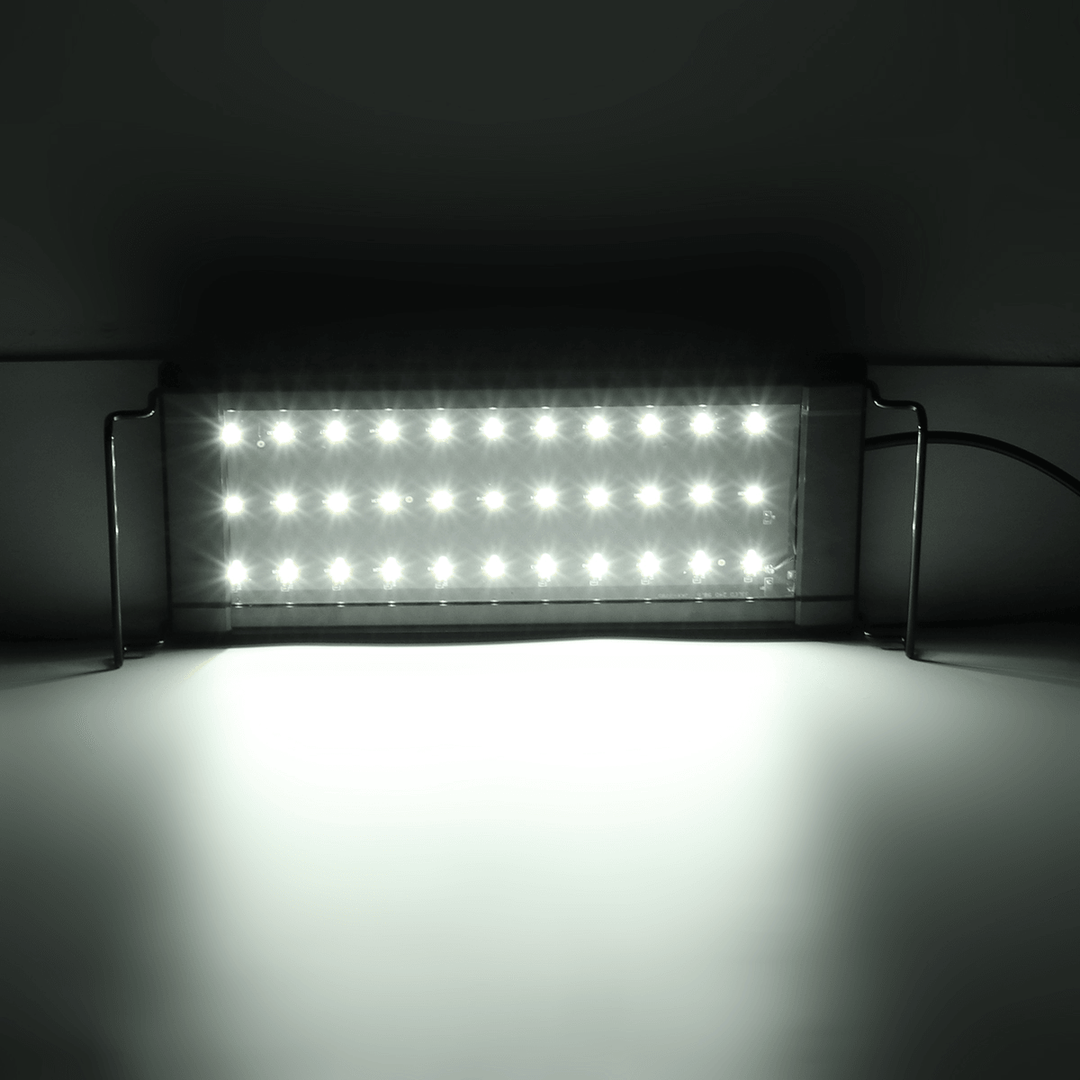 30/40/60/90Cm LED Aquarium Fish Tank Light Stepless Dimming SMD2835 Water Grass Lamp AC100-240V - MRSLM