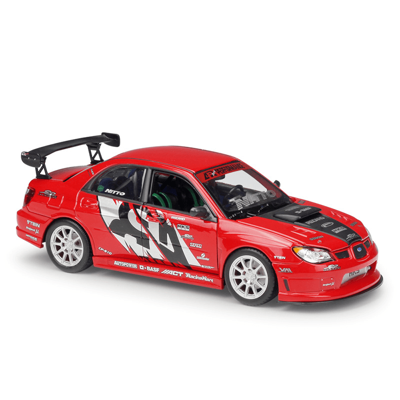 Subaru Impreza Performance Simulation Alloy Car Model - MRSLM