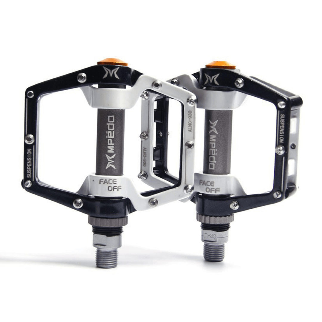 Flat Platform Aluminum Alloy Sealed Bearing 9/16" Bike Pedals for MTB Road Mountain Bike Fixed Gear Bicycle - MRSLM