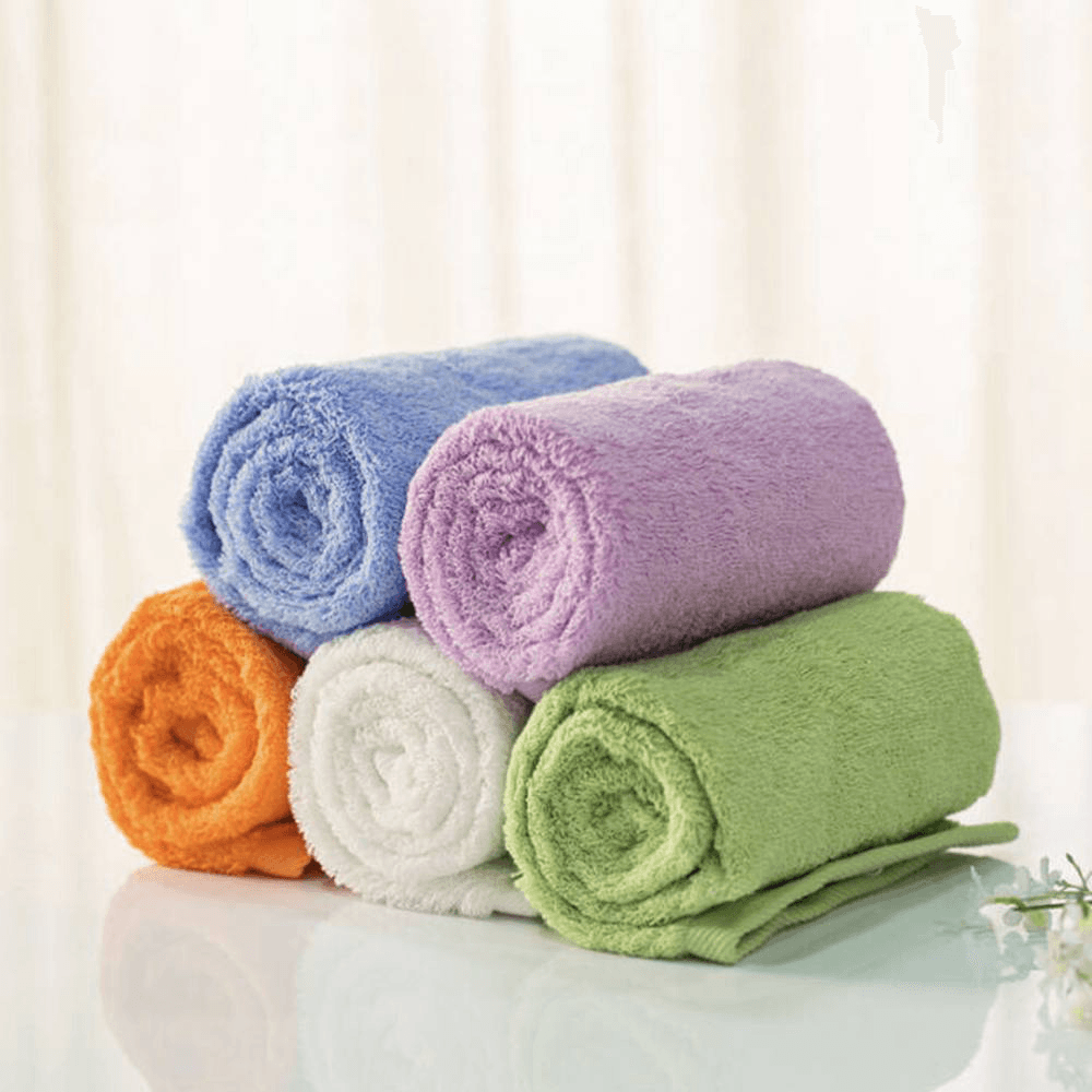 Youth Series Towel Microfiber Cotton Fabric Antibacterial Water Absorption Towels with Healthy Sealed Bag From - MRSLM