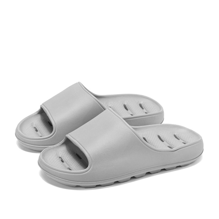 Men Non Slip Soft Thick Sole Open Toe Casual Bathroom Slippers - MRSLM