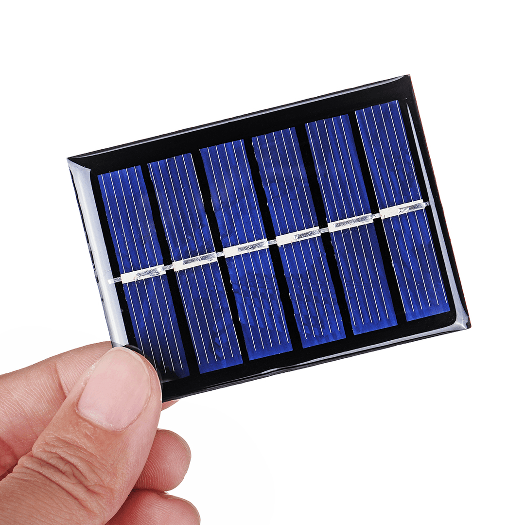 0.3W 3V Mini Solar Panel Small Solar Cell Solar Polysilicon Board for DIY Powered Models Light Toys - MRSLM