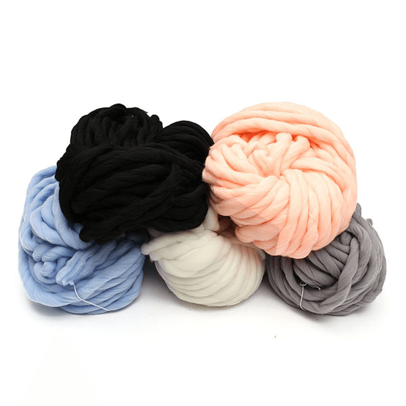 Five Color Scarf Knitted Line Warm Hat Hooded Scarf Earflap Best for Beginning Knitter - MRSLM