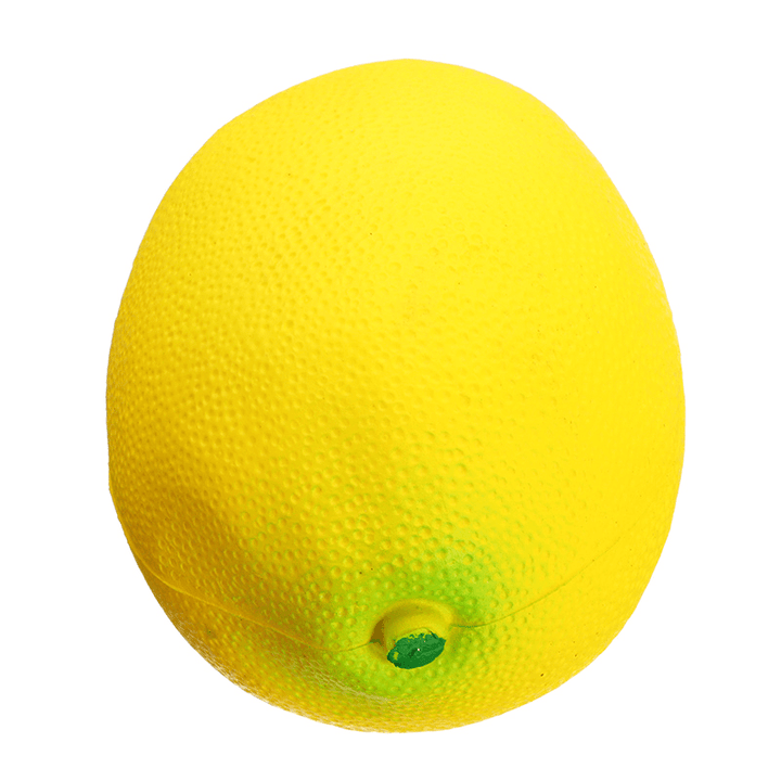 Squishy Yellow Lemon 12Cm Big Soft Slow Rising Fruit Collection Gift Decor Toy - MRSLM