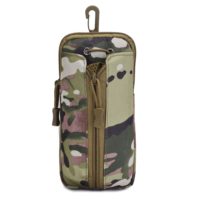 ZANLURE Military Nylon Waterproof Tactical Bag Portable Kettle Bag Phone Bag Waist Bag - MRSLM