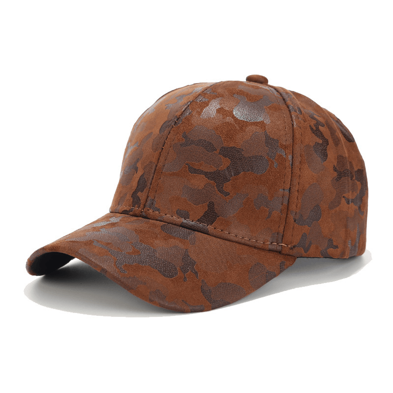 Fashion Simple Suede Camouflage Baseball Cap - MRSLM