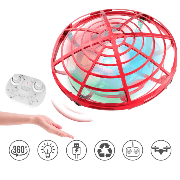 Colorful Light Remote Control Quadcopter Toy - MRSLM