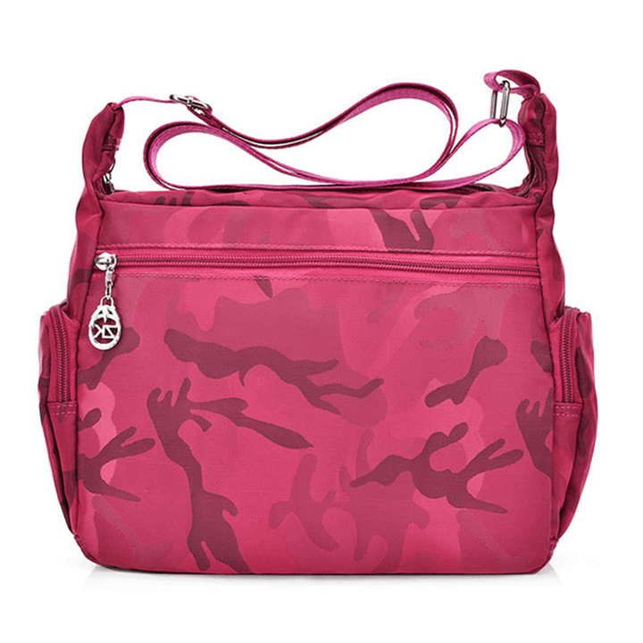 Women Nylon Waterproof Outdoor Crossbody Bag Shoulder Bag - MRSLM