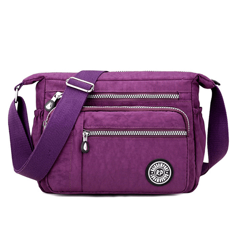 Women Nylon Crossbody Bag Waterproof Casual Shoulder Bag - MRSLM