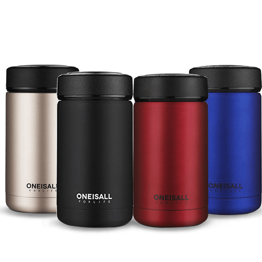 400Ml Stainless Steel Vacuum Flask Water Bottle Thermos Coffee Travel Mug Cup - MRSLM