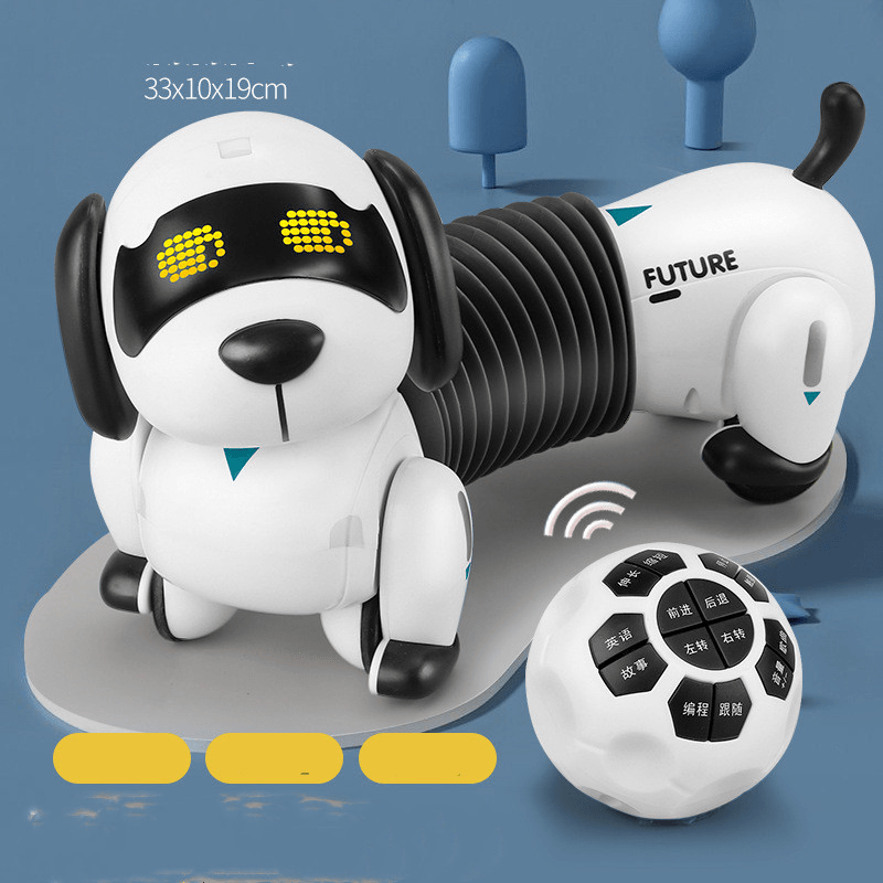 Simulation Robot Dog Retractable Stunt Children Toy Dog - MRSLM