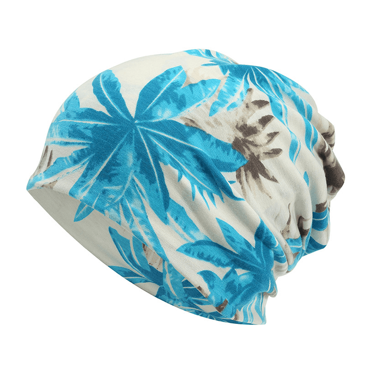 Unisex Multipurpose Tree Print Cotton Headpiece Scarf Cap - MRSLM