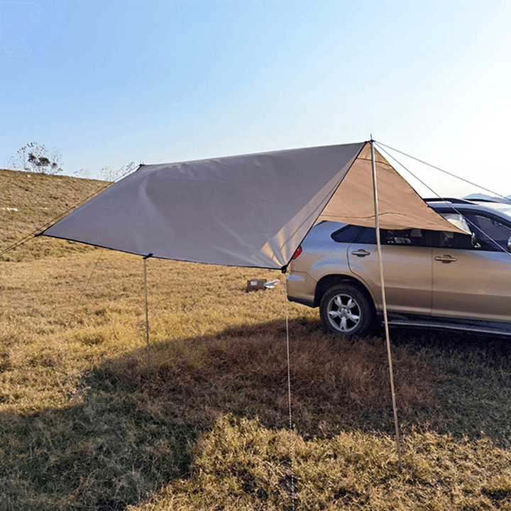 Car Side Awning Waterproof Uv-Proof Rooftop Tent Canopy for Outdoor Camping Travel - MRSLM