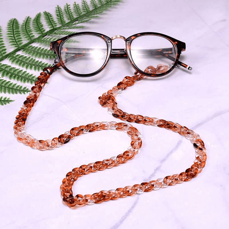 Glasses Chain Tortoiseshell Two-Color Non-Slip Anti-Lost Glasses Lanyard Halter Neck - MRSLM