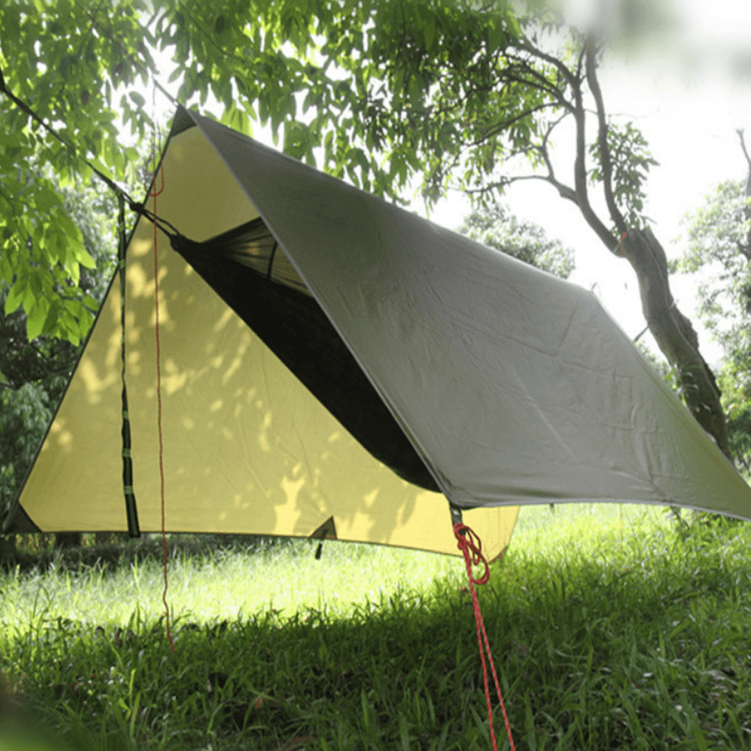 Outdoor Camping Tent Sunshade Canopy Waterproof Anti-Uv Beach Hammock Awning Shelter Tarp - MRSLM