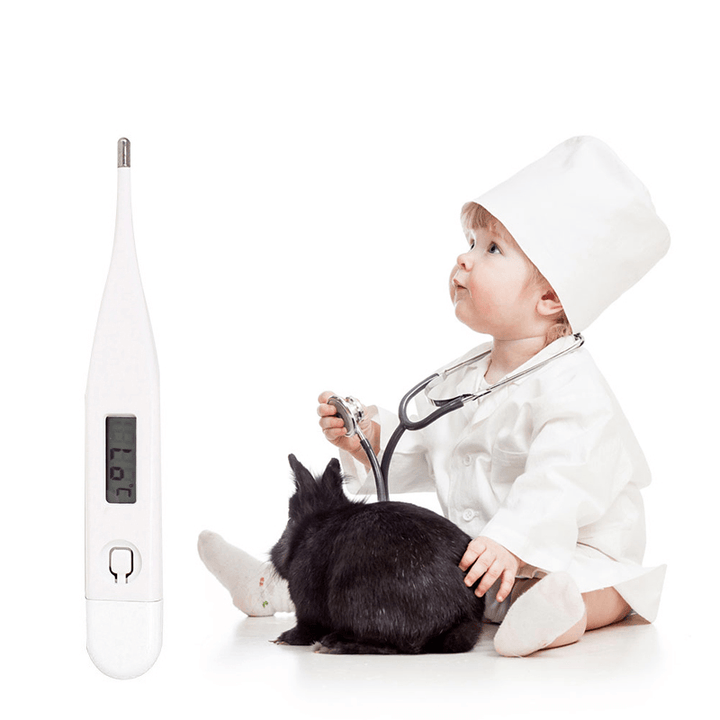 Digital LCD Electronic Thermometer °C / °F Baby Boy Girl Body Temperature Checking Safe Oral Digital Thermometers Kids Health Care Tool - MRSLM