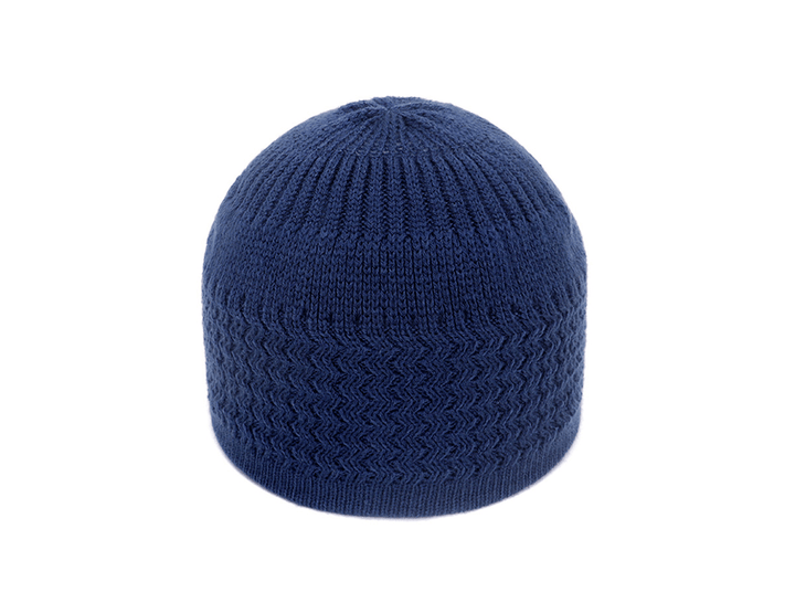 Autumn and Winter Hedging Knitted Wave Jacquard Neutral Dome Warm Woolen Toe Cap - MRSLM