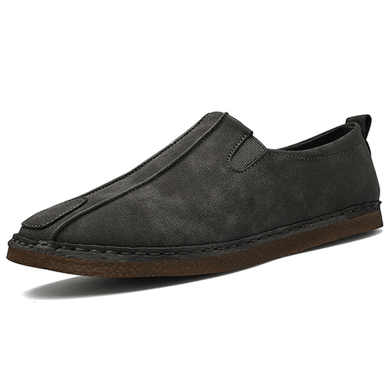 Men Comfortable Soft Sole Suede Loafers - MRSLM