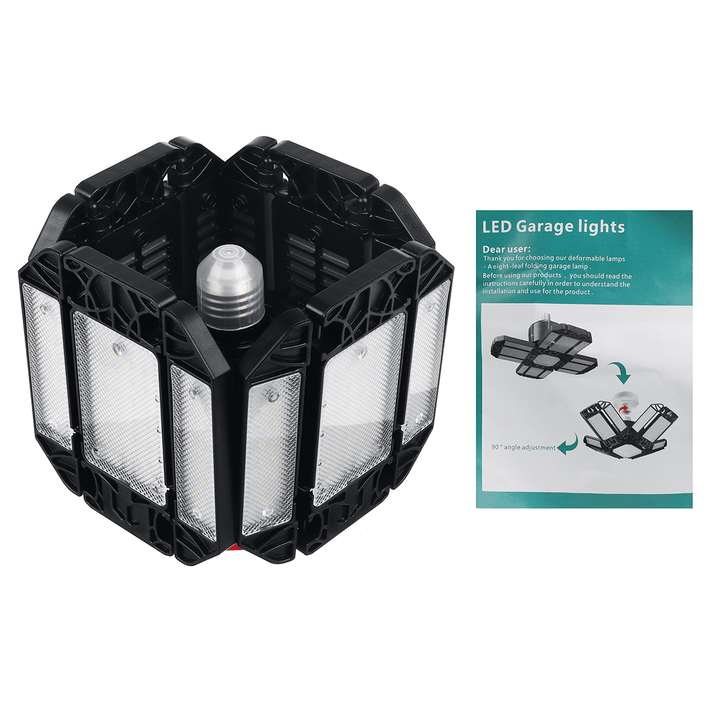 Folding LED Garage Light Super Bright Portable Warehouse Factory Light Canopy Work Light - MRSLM