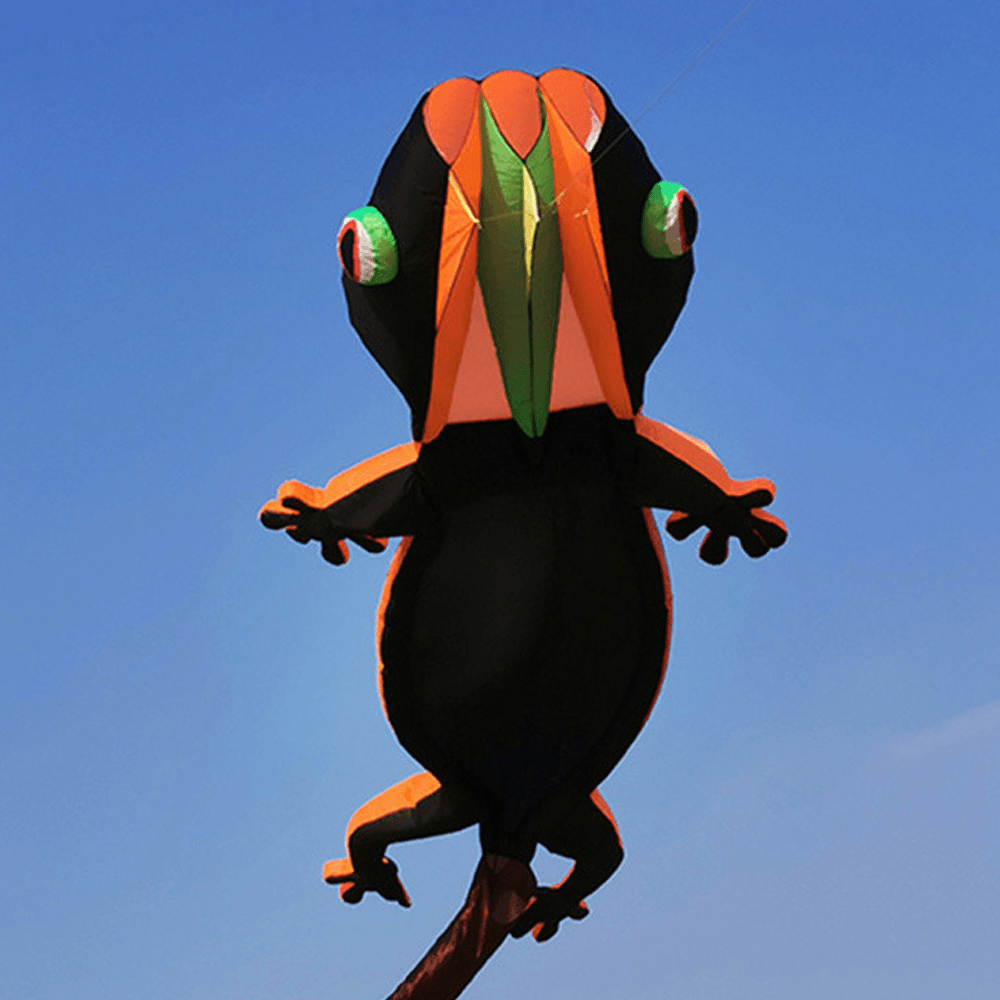 12M Lizard Gecko Kite Soft Inflatable Kite Outdoor Sports Flying Toy Adult Single Line Kite Children Toy Gift - MRSLM