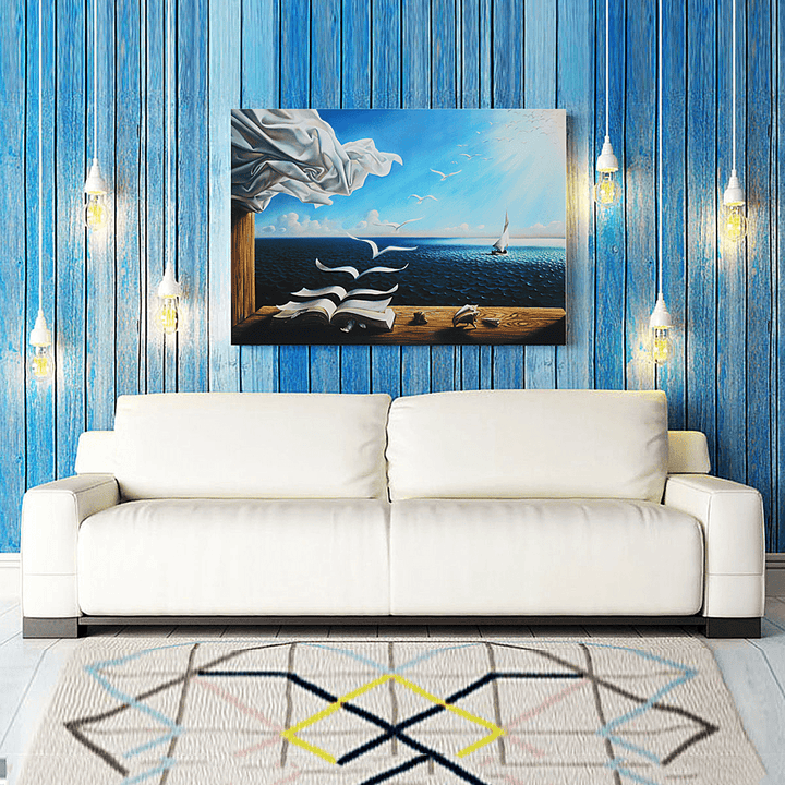 Modern Sea Canvas Print Painting Poster Wall Mount Art Unframed Picture Home Decorations - MRSLM