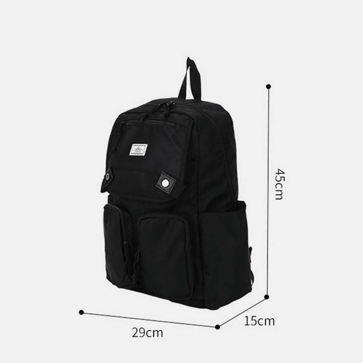 Men 20L Nylon Multifunction Multi-Pocket Light Weight Large Capacity 15.6 Inch Laptop Bag Backpack - MRSLM