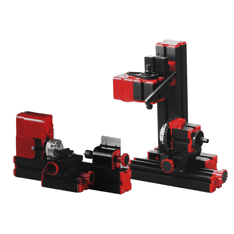 Raitool® 8 in 1 Multipurpose Wood Model Making DIY Tool Basic Lathe Milling Drilling Sanding Tools Kit - MRSLM