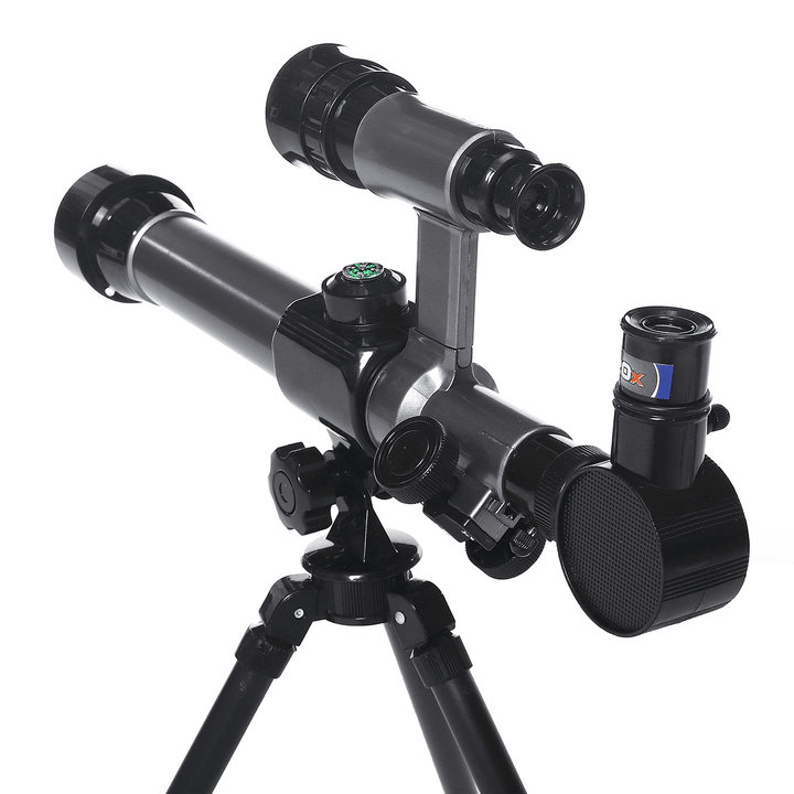 Kids HD Telescope Astronomical Monocular with Tripod Refractor Spyglass Zoom High Power Spotting Scopes - MRSLM