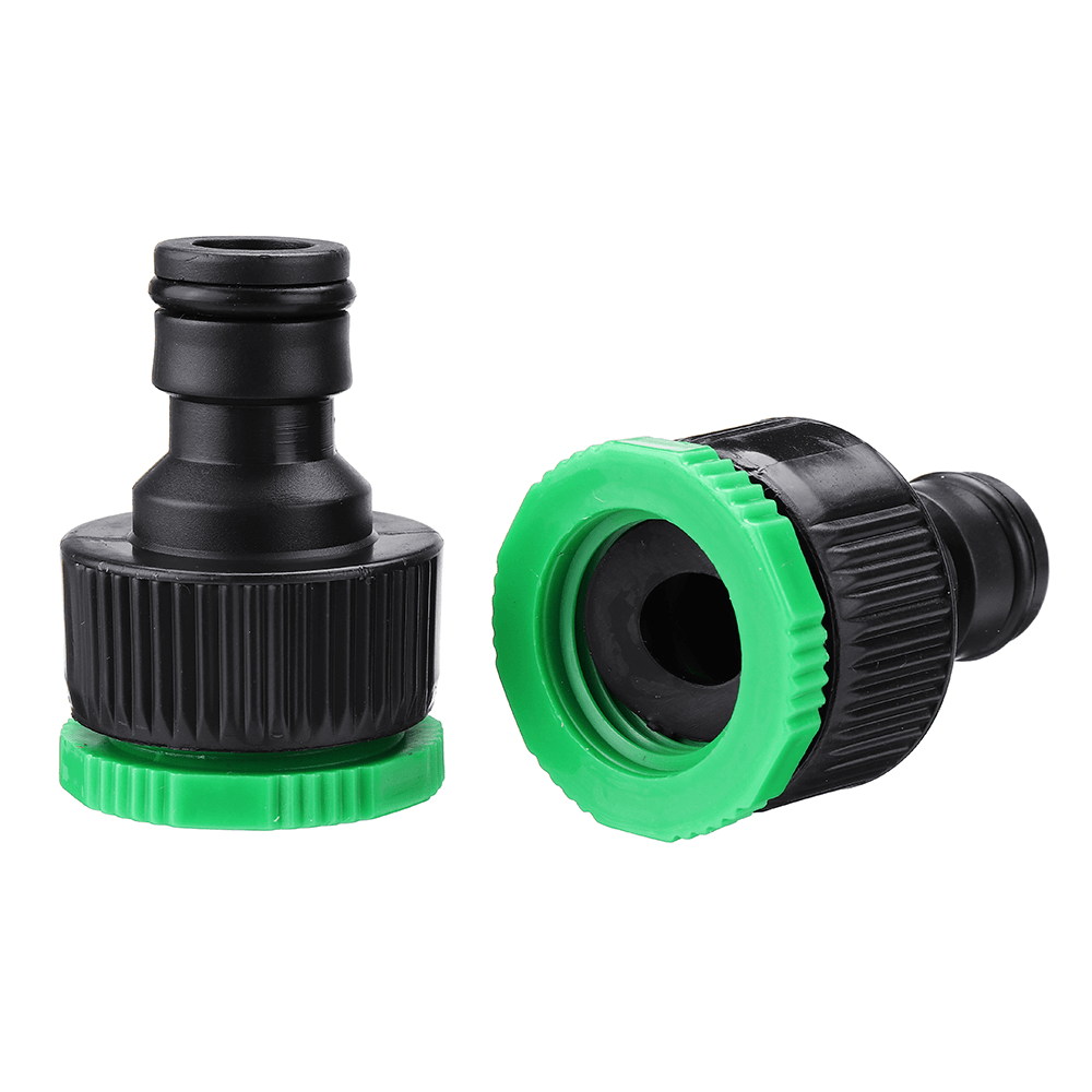 10Pcs 1/2 & 3/4 Inch Faucet Adapter Female Washing Machine Water Tap Hose Quick Connector Garden Irrigation Fitting - MRSLM