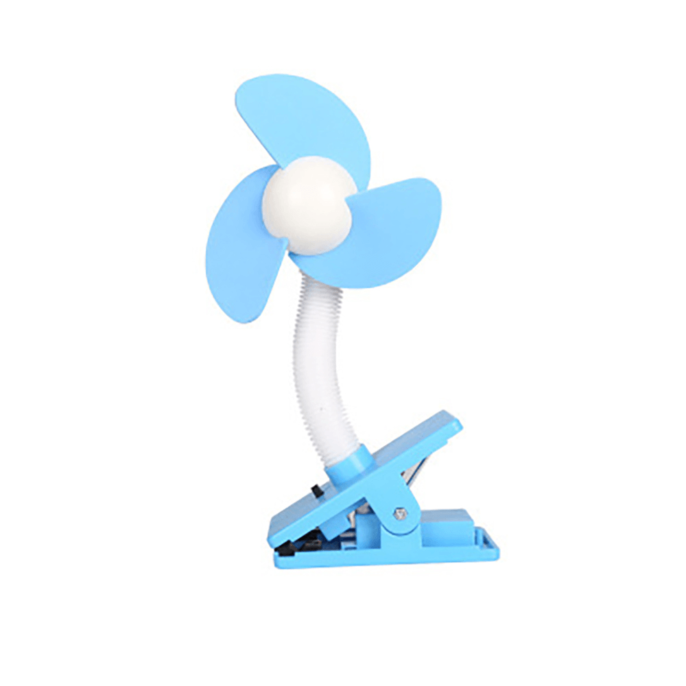 Bendable Fan Car Seat Clip Fan Small Fan Mute Desktop Fan Baby Stroller for Baby Car Flexible Fan - MRSLM