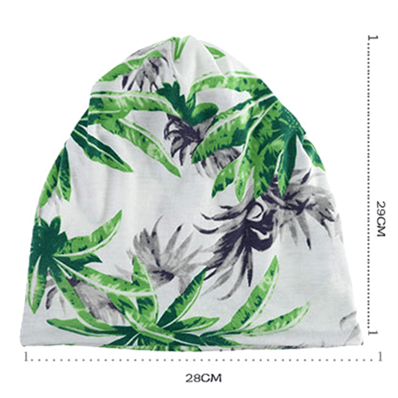 Unisex Multipurpose Tree Print Cotton Headpiece Scarf Cap - MRSLM