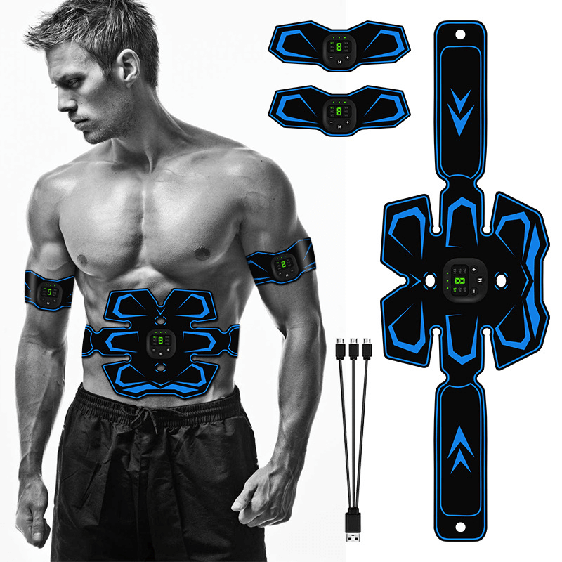 FOUAVRTEL Abdominal Muscle Stimulator Trainer ABS Training Gear Total Muscles Press Simulator Muscle Training Apparatus - MRSLM