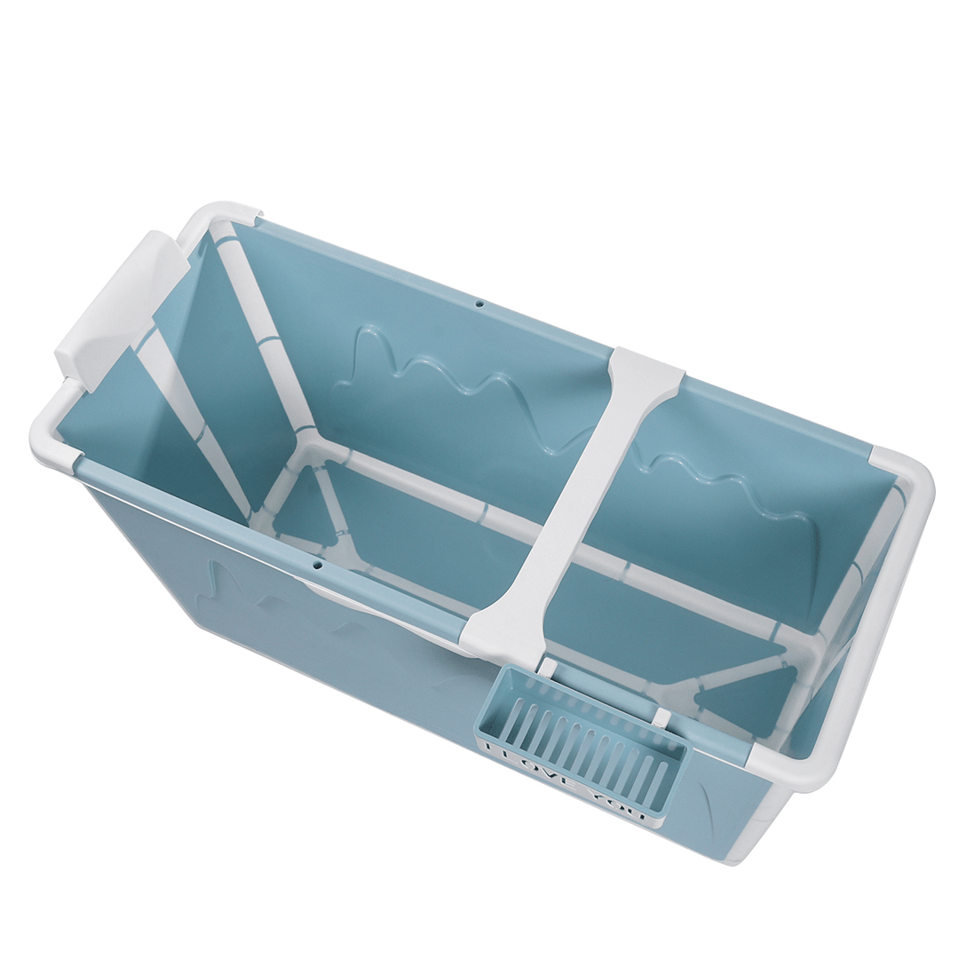 105X53X53Cm Large Portable Bathtub Bath Tub Barrel Indoor Household Body Spa Bathtub - MRSLM