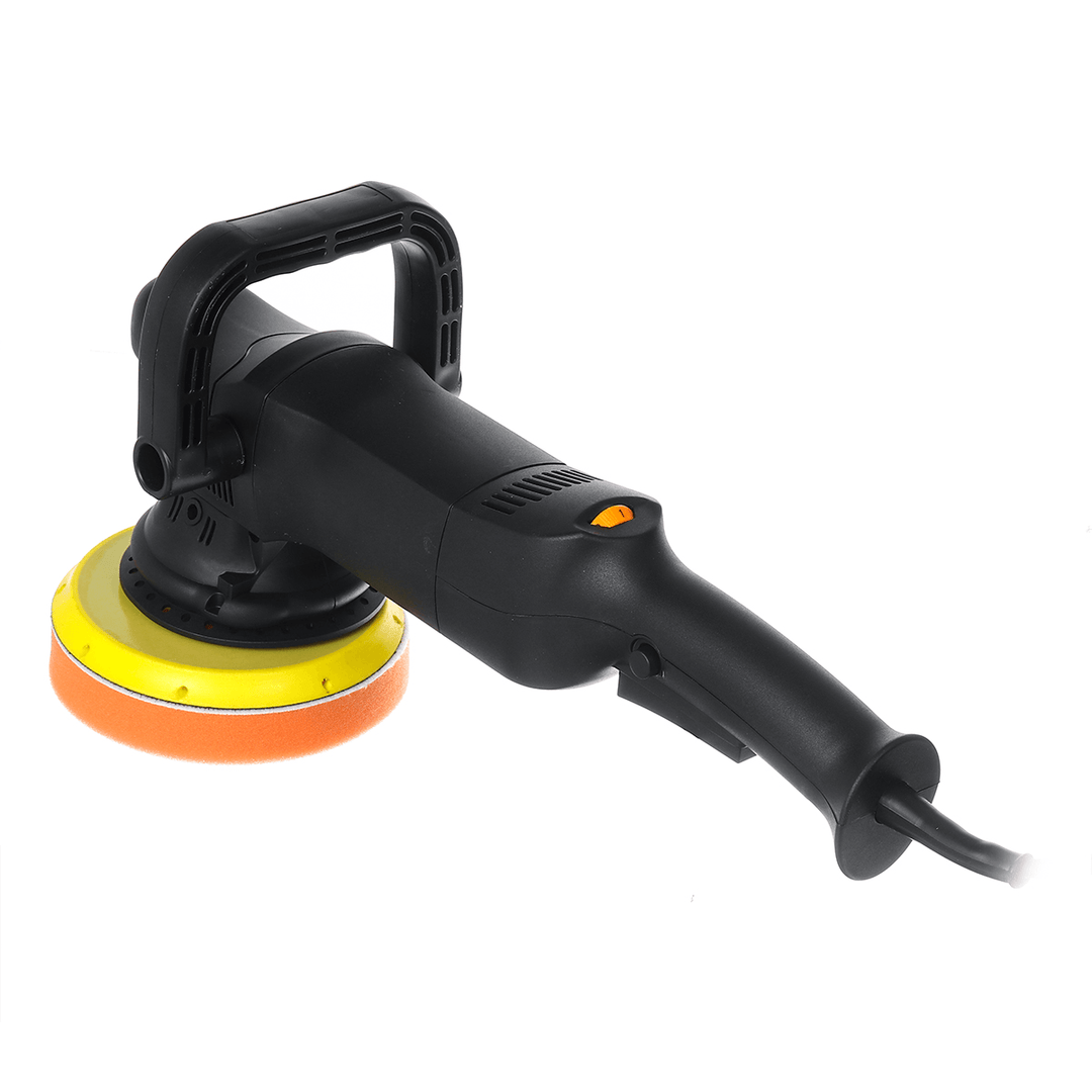 220V 21MM 3800R/MIN 6" Dual Action Polisher D/A Orbital Buffer Sander Car Polishing Machine Pad - MRSLM